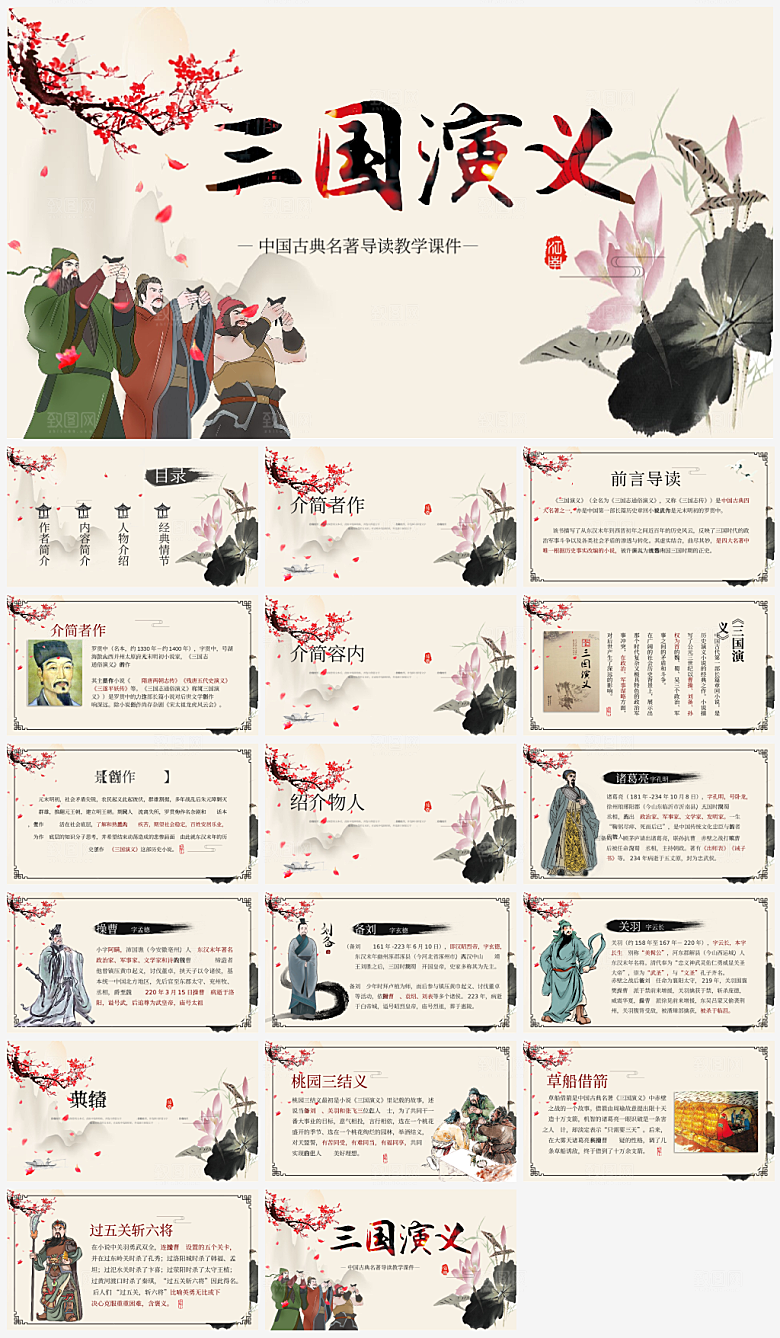 三国演义介绍PPT
