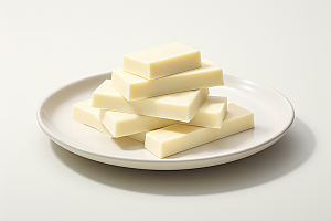 白巧克力零食牛奶摄影图