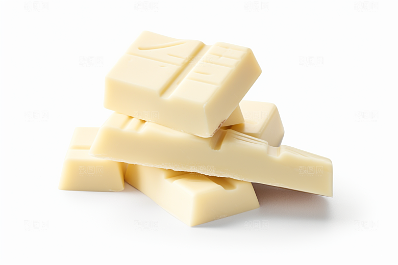 白巧克力美味美食摄影图