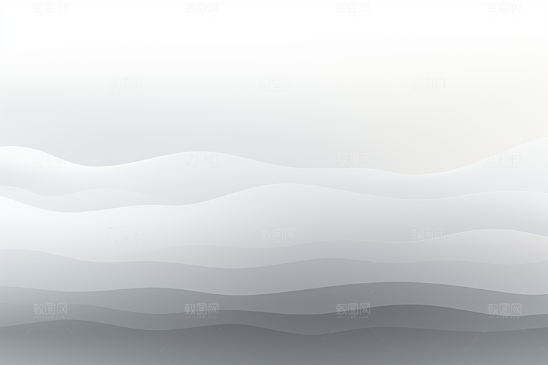 白色波浪抽象高清背景图