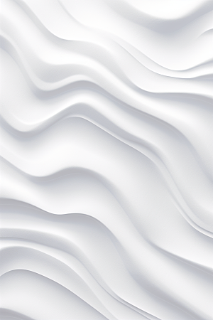 白色波浪纸纹石膏质感背景图