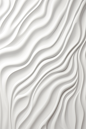 白色波浪石膏质感底纹背景图
