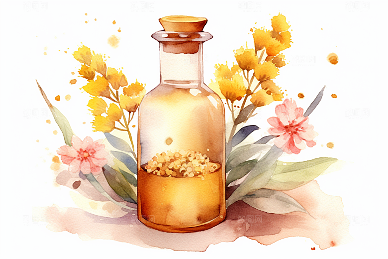 板蓝根医学药方插画