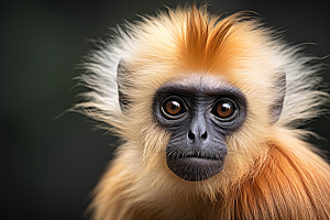滇金丝猴野外自然摄影图