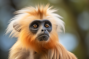 滇金丝猴猴子野生动物摄影图
