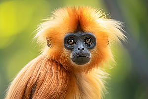 滇金丝猴环保野生动物摄影图