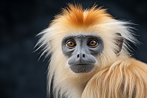 滇金丝猴野生动物自然摄影图