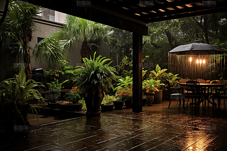暴雨自然高清摄影图