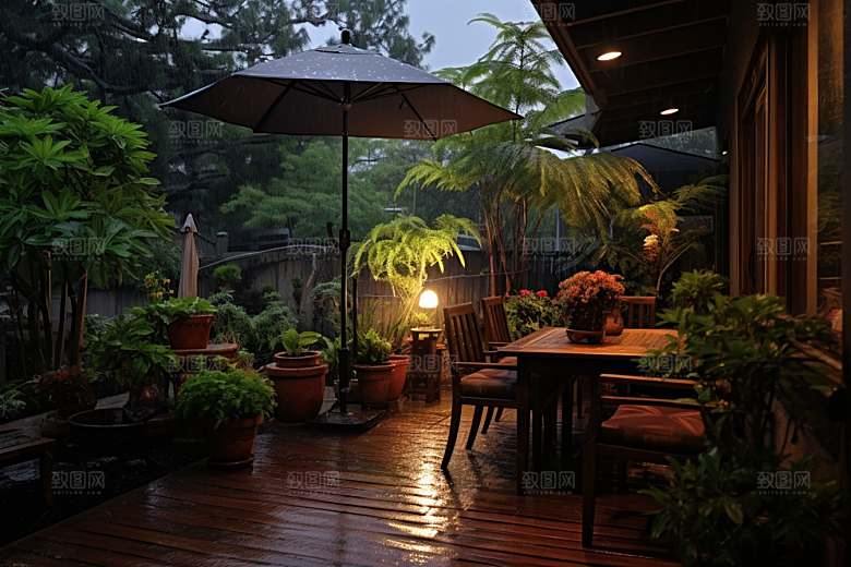暴雨自然高清摄影图