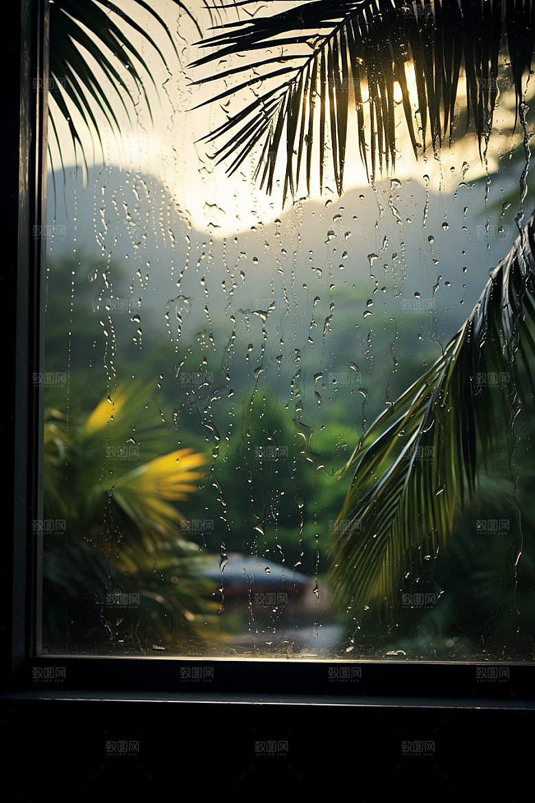 暴雨下雨大雨摄影图