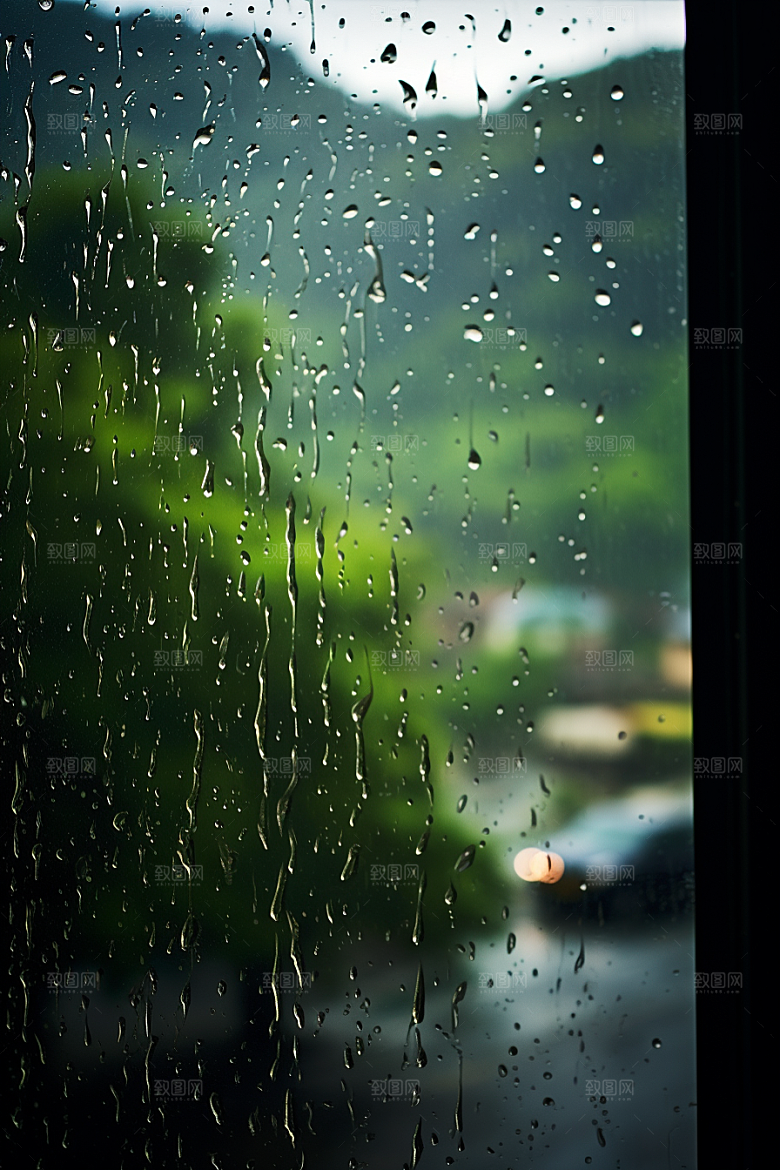 暴雨安静自然摄影图