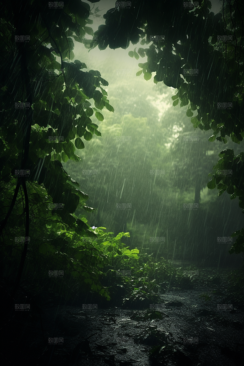 暴雨雨天雨夜摄影图