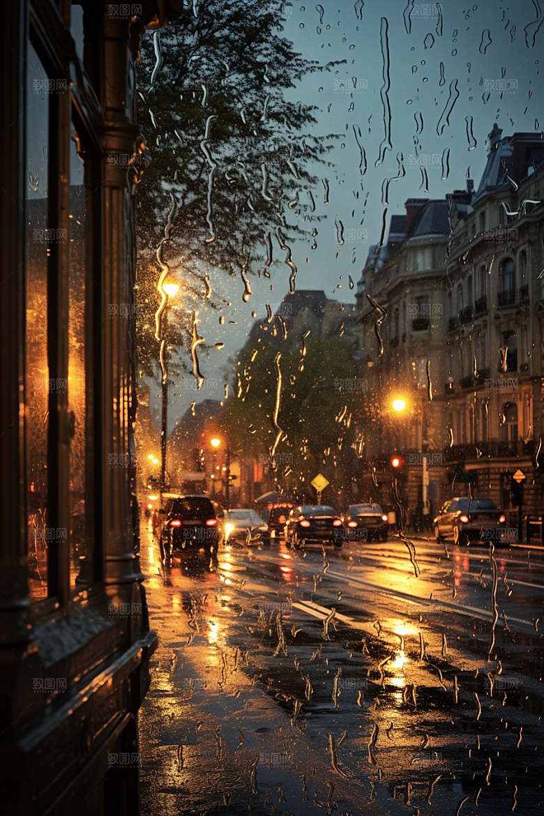 暴雨室外高清摄影图