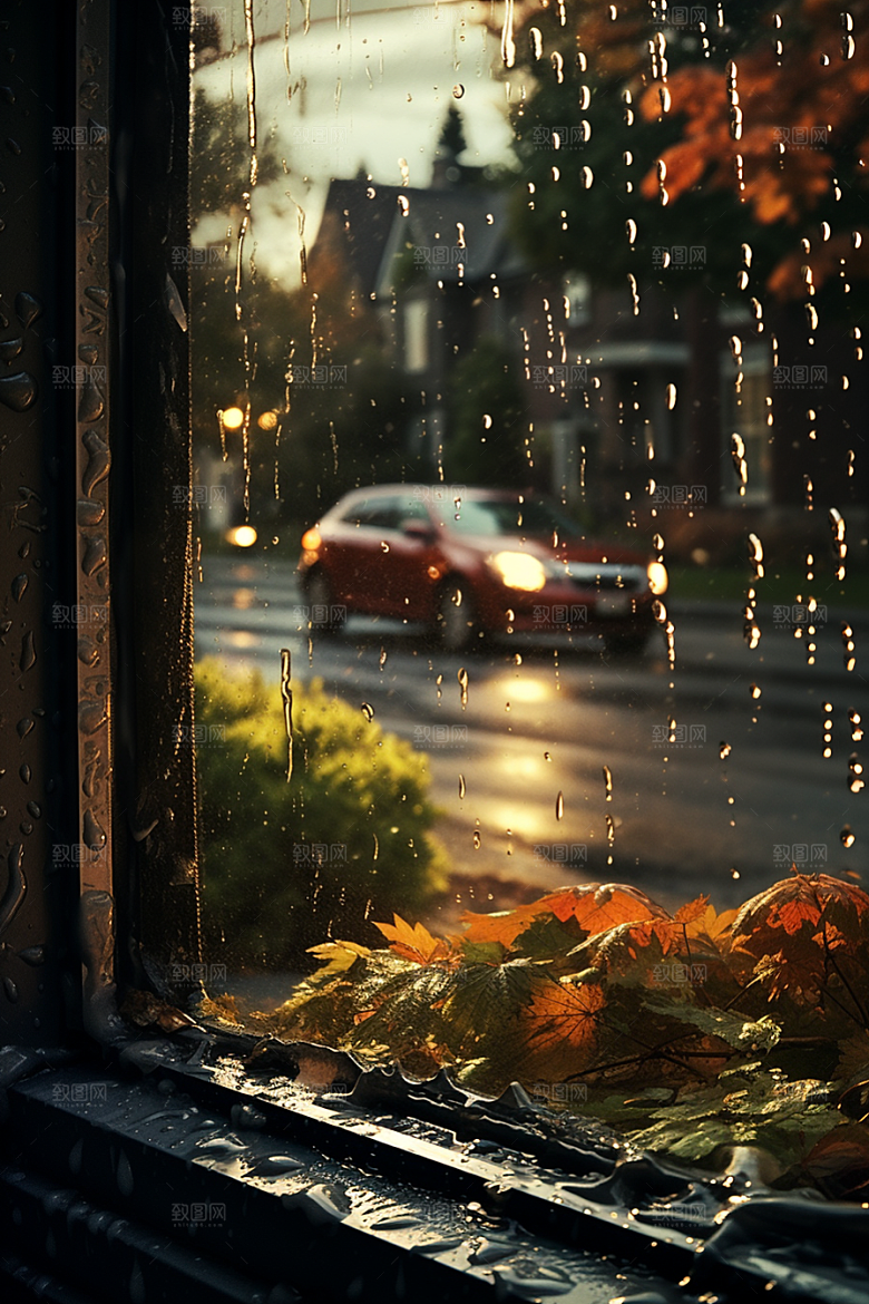 暴雨自然室外摄影图