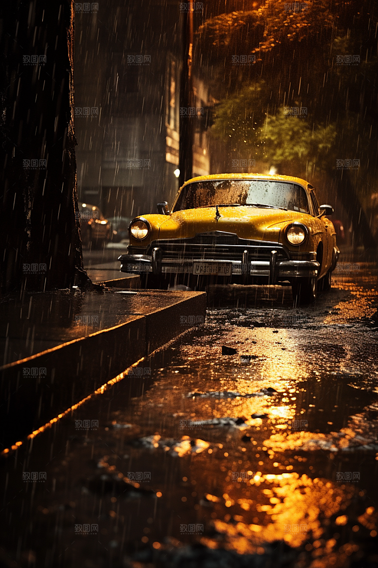 暴雨自然安静摄影图