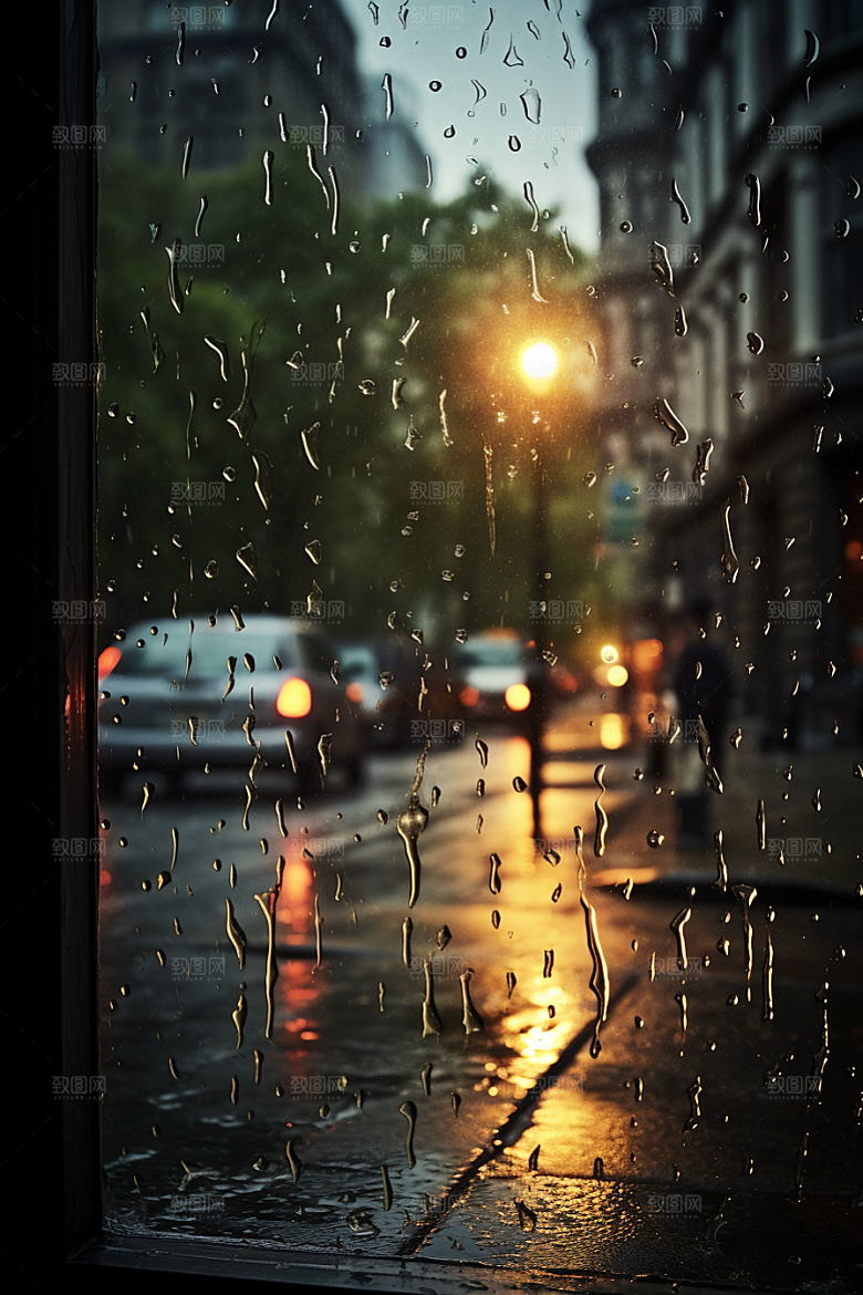暴雨环境高清摄影图