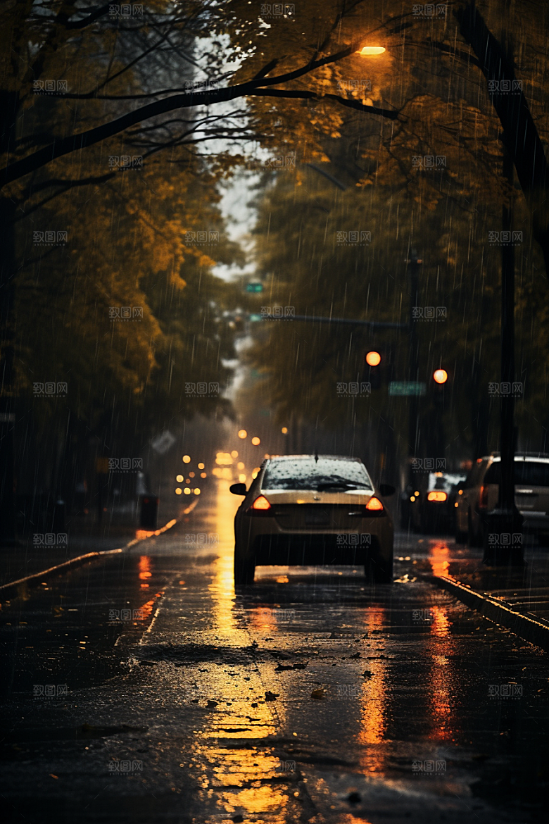 暴雨自然高清摄影图