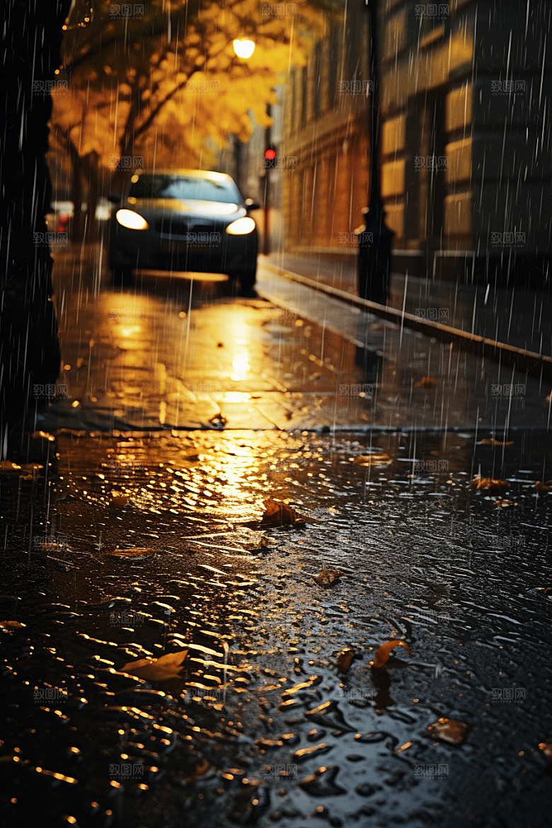 暴雨高清室外摄影图