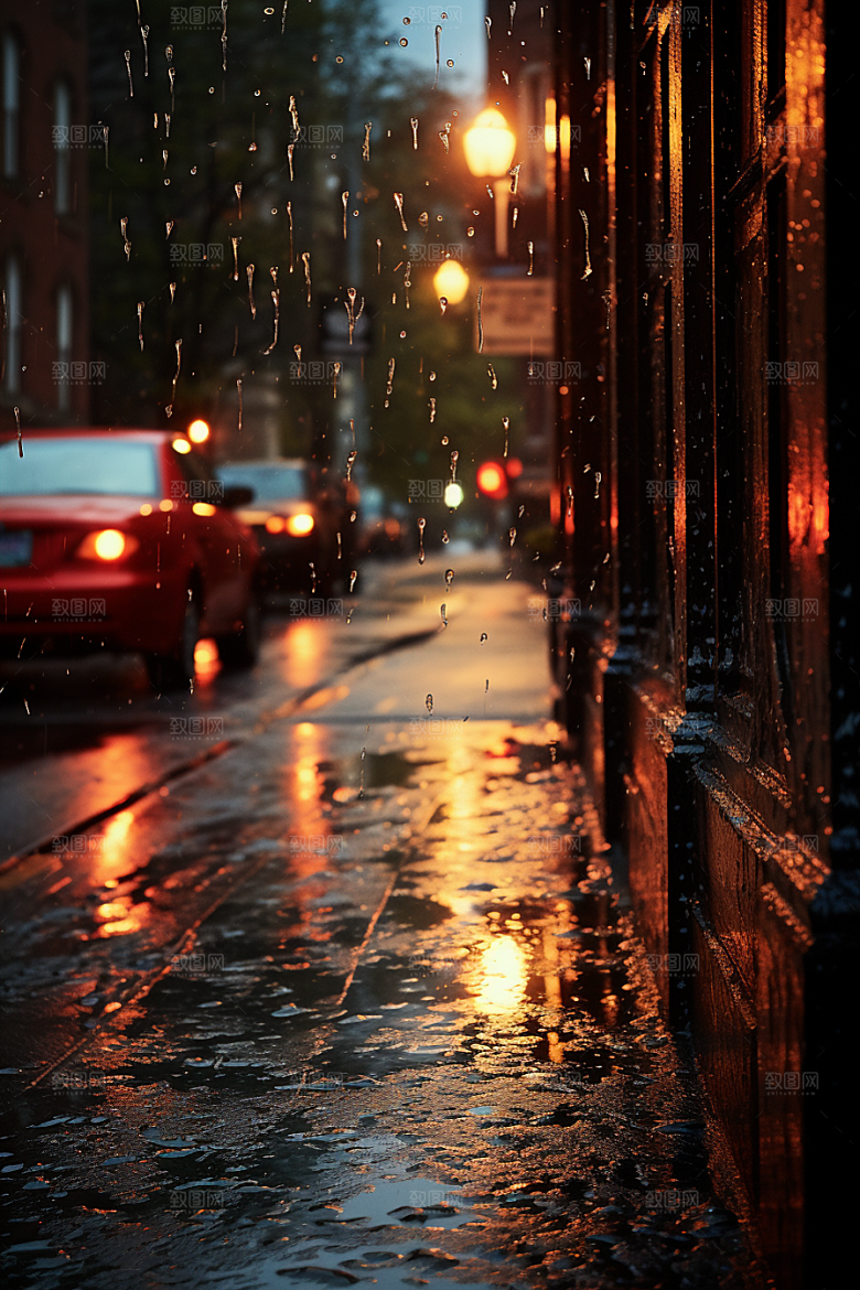 暴雨下雨大雨摄影图