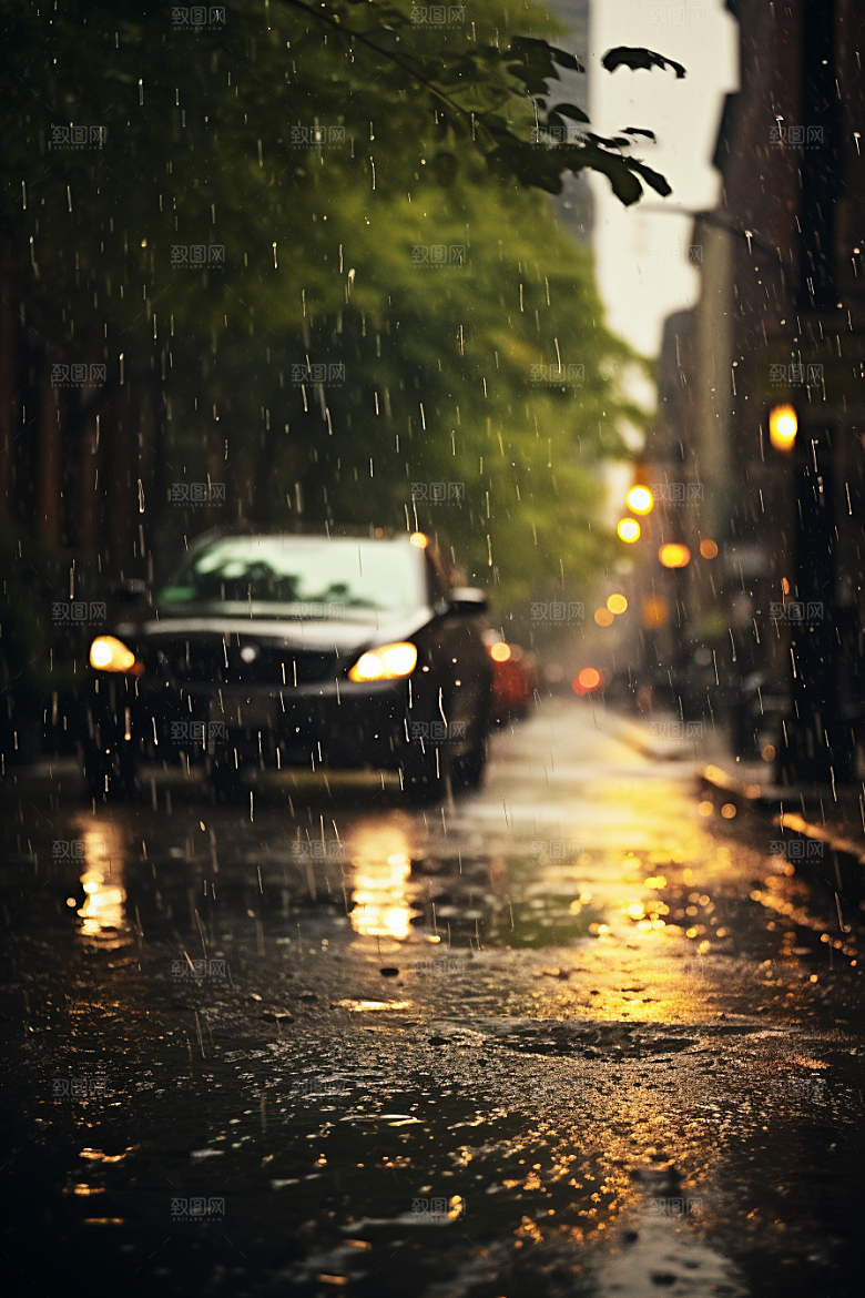 暴雨室外户外摄影图