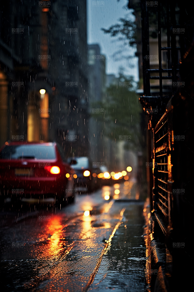 暴雨高清室外摄影图