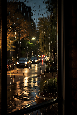 暴雨户外高清摄影图