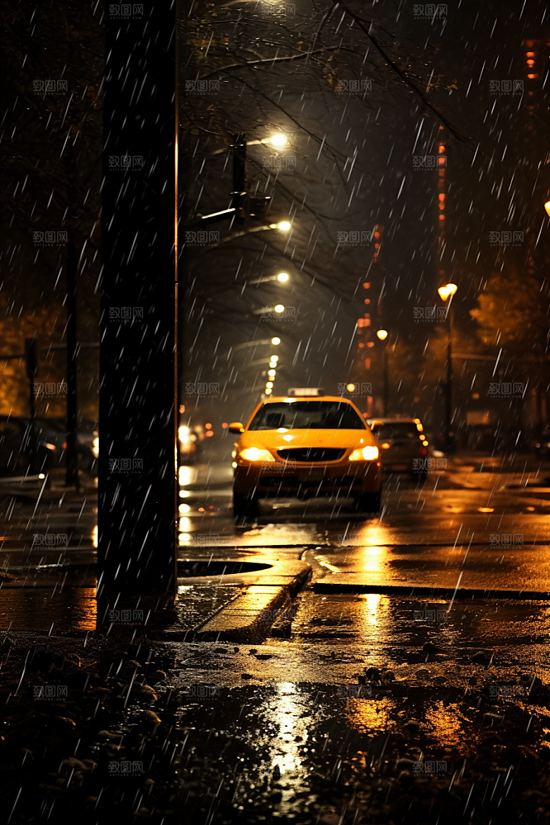 暴雨下雨高清摄影图