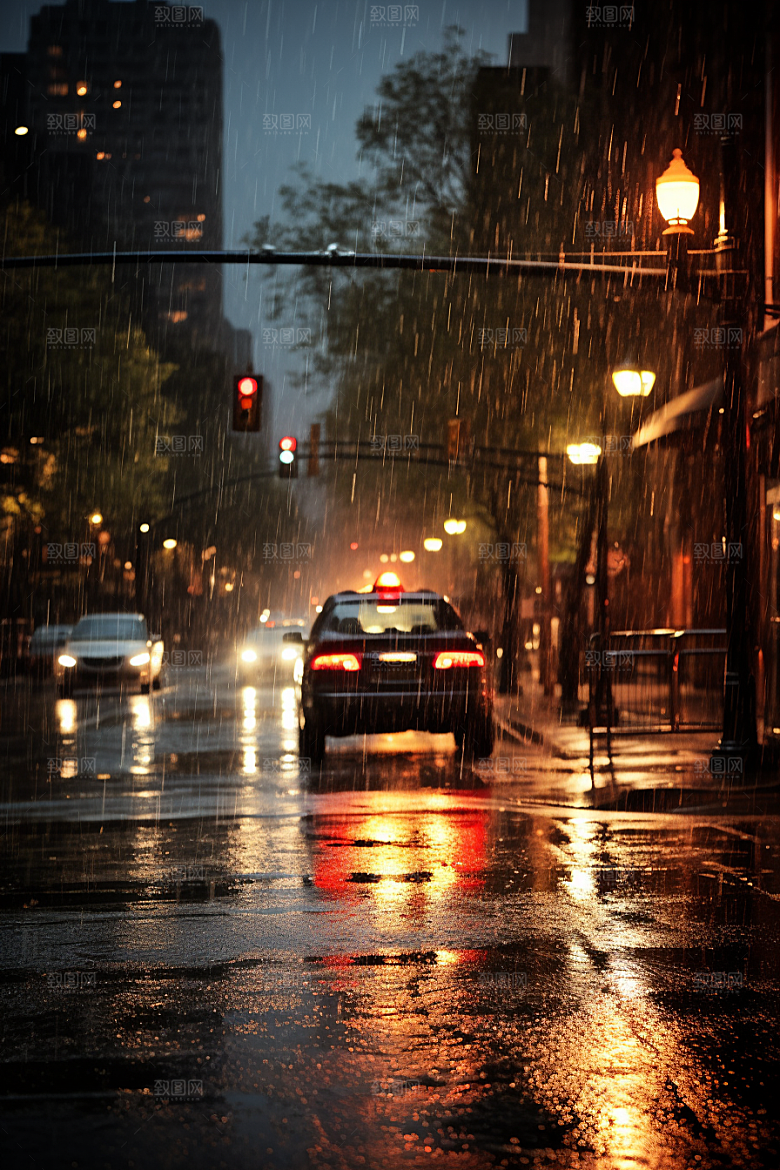 暴雨安静高清摄影图