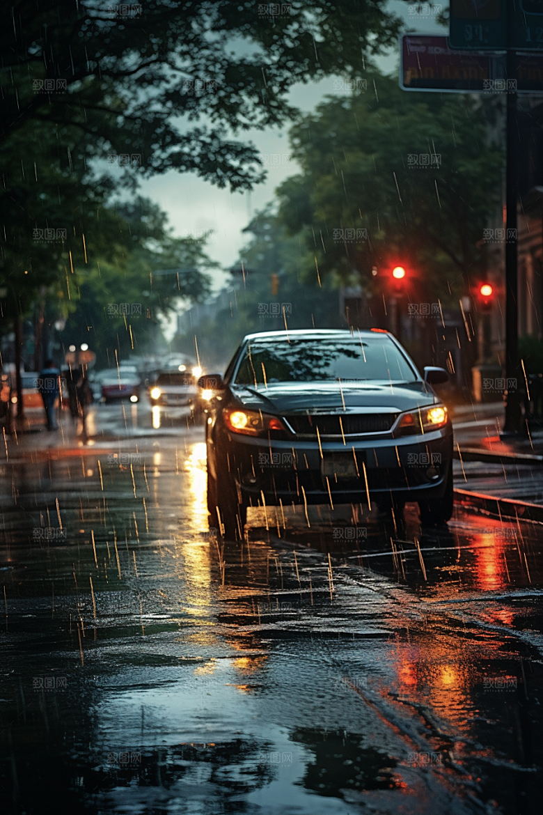 暴雨安静高清摄影图
