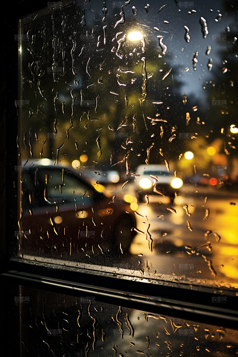 暴雨自然安静摄影图