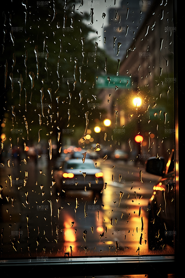 暴雨环境安静摄影图
