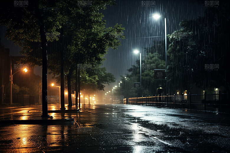 暴雨室外高清摄影图