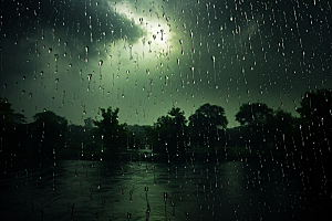 暴雨环境雨天摄影图