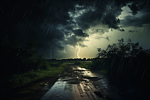 暴雨高清自然摄影图