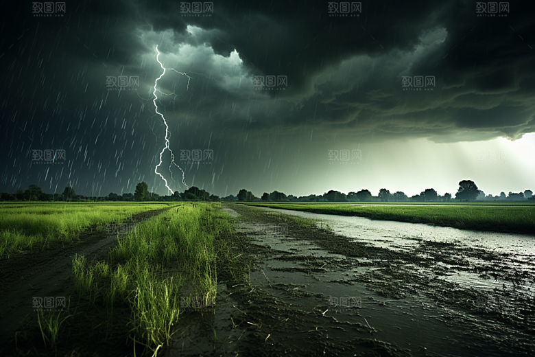 暴雨下雨高清摄影图