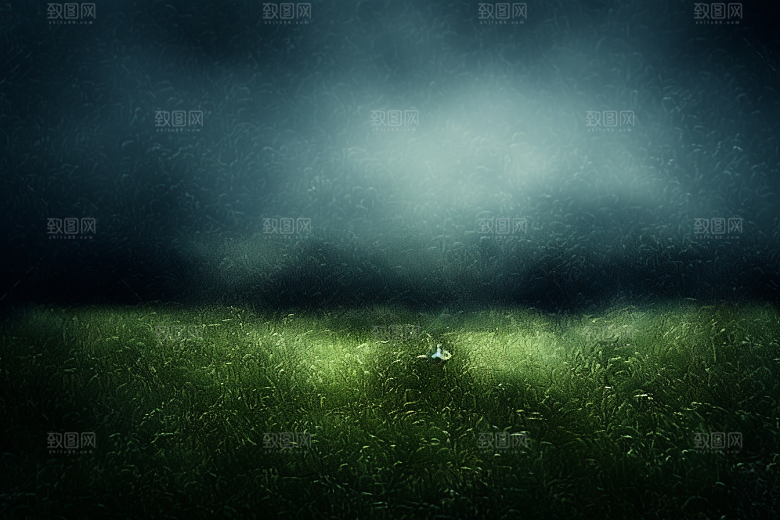 暴雨户外环境摄影图
