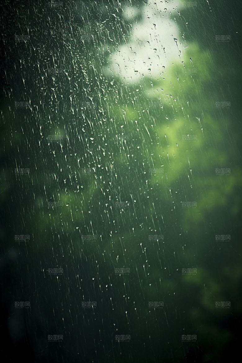 暴雨环境雨天摄影图