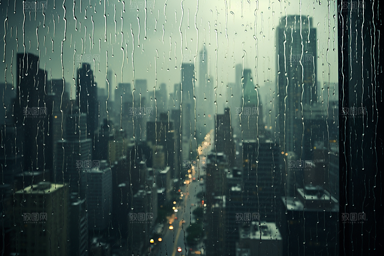 暴雨环境高清摄影图