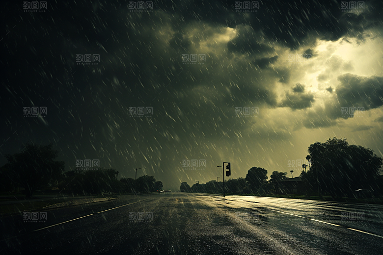 暴雨室外户外摄影图