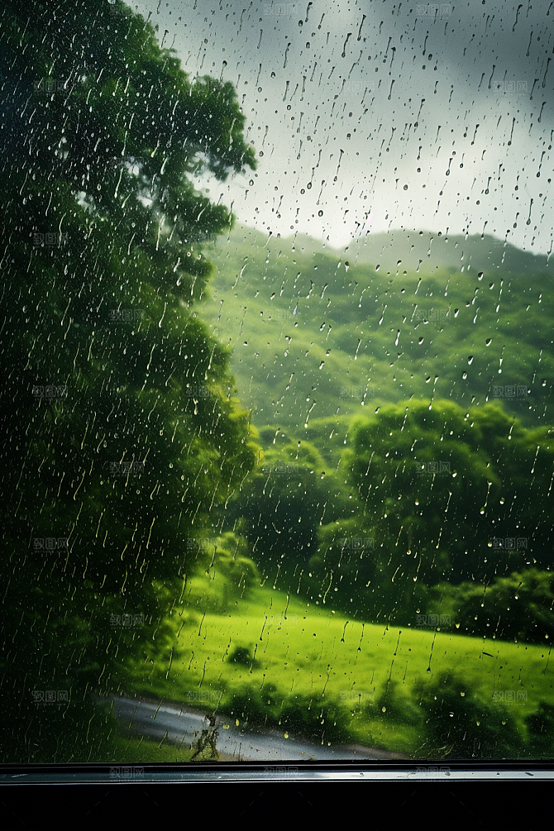 暴雨自然室外摄影图