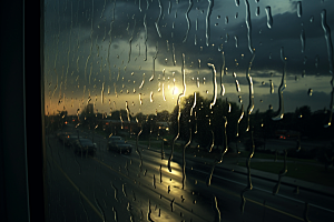 暴雨大雨安静摄影图