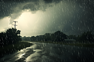 暴雨自然高清摄影图