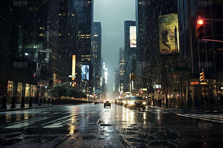 暴雨自然高清摄影图