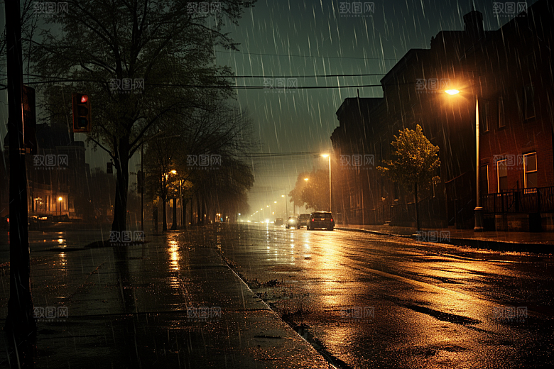 暴雨下雨高清摄影图