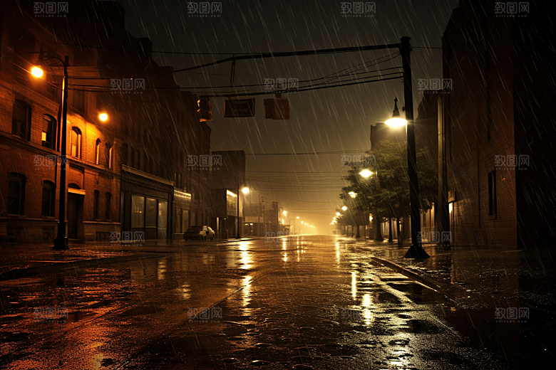 暴雨雨天雨夜摄影图