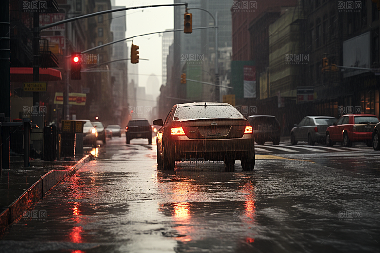 暴雨自然安静摄影图
