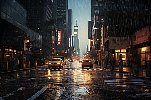 暴雨高清自然摄影图