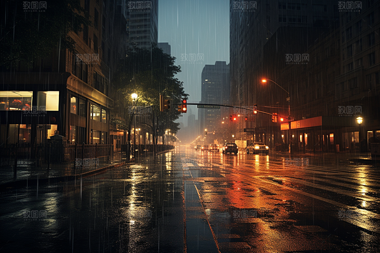 暴雨室外高清摄影图