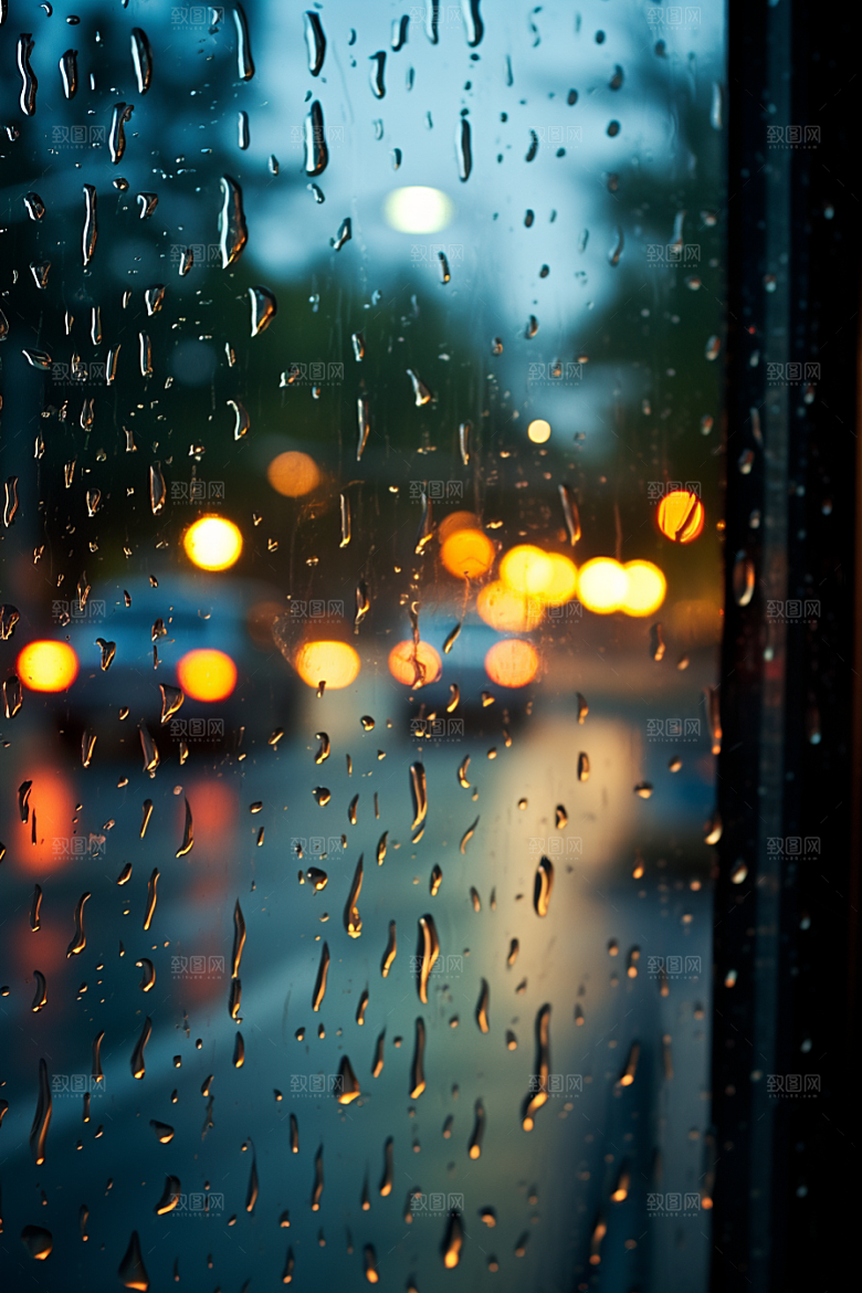 暴雨安静自然摄影图