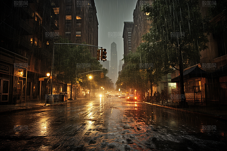 暴雨自然高清摄影图